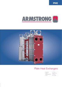 Plate Heat Exchangers - Armstrong Fluid Technology