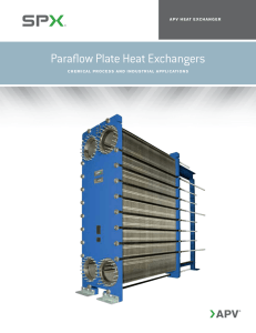 Product Name / Title Paraflow Plate Heat Exchangers