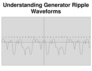 Understanding Generator Ripple Waveforms