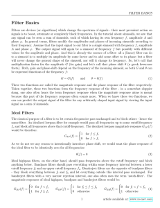 Filter Basics - RS-MET