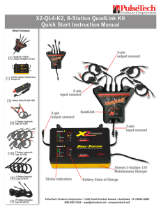 X2-QL4-K2, 8-Station QuadLink Kit Quick Start