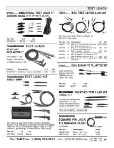 test leads - Electronix Express