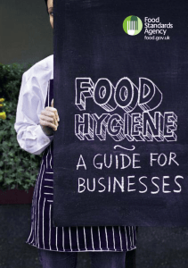 Food hygiene: a guide for businesses booklet