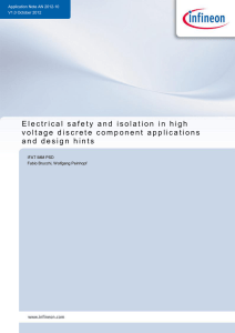 Application Note CoolMOS Electrical safety and isolation