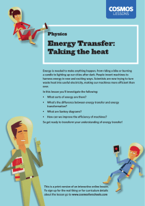 Energy Transfer: Taking the heat