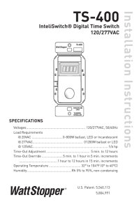 TS-400 - Legrand