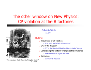 Flavor/CP - Boston University Physics