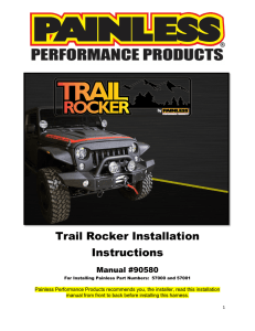 Trail Rocker Installation Instructions