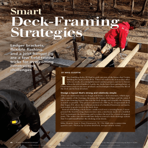 Smart Deck-Framing Strategies