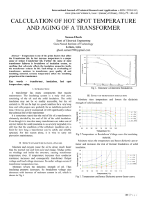 calculation of hot spot temperature