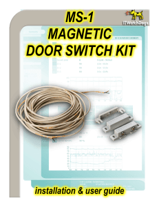MS-1 Magnetic Door Switch