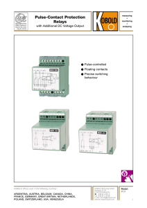 Pulse-Contact Protection Relays