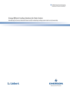 Energy Efficient Cooling Solutions for Data Centers