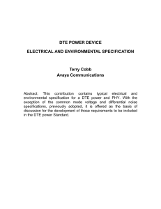 dte power device electrical and environmental specification