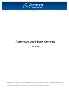 Automatic Load Bank Controls