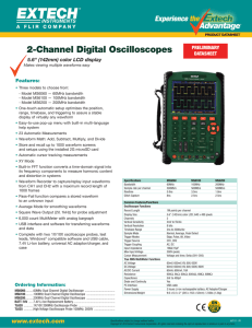 2-Channel Digital Oscilloscopes
