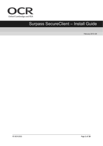 SecureClient Install Guide