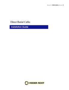 Direct Burial Cable - Veeder-Root