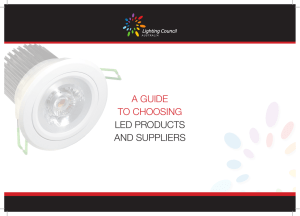 a guide to choosing led products and suppliers