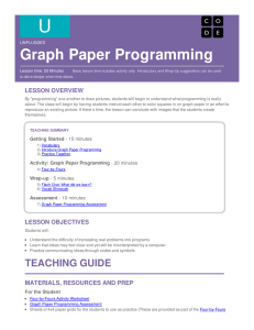 Graph Paper Programming