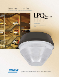 Featuring the Philips QL Induction Lighting System