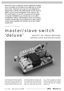 982063-UK Master/Slave-switch