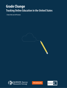 Grade Change: Tracking Online Education in the United States