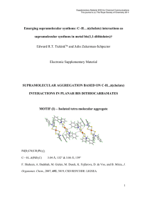 C–H…π(chelate) - Royal Society of Chemistry