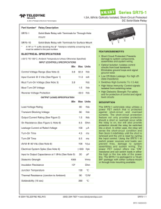 SR75-1SW - Teledyne Technologies Incorporated