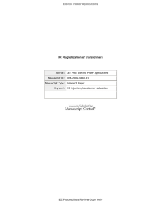 IEE Proceedings Review Copy Only Electric Power