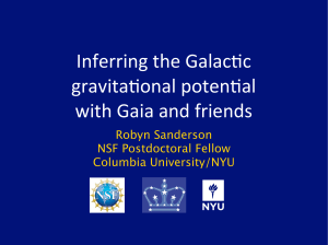Inferring the Galac\c gravita\onal poten\al with Gaia and friends