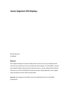 Seven-Segment LED Displays