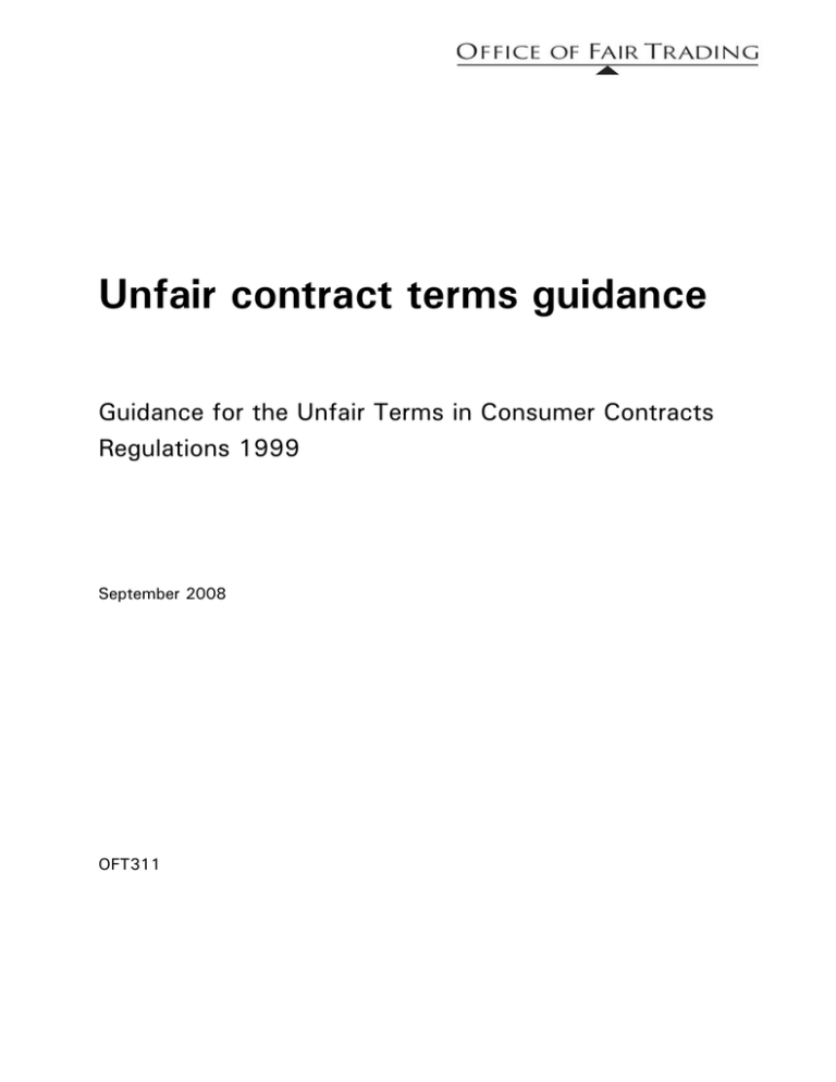 unfair-contract-terms-guidance