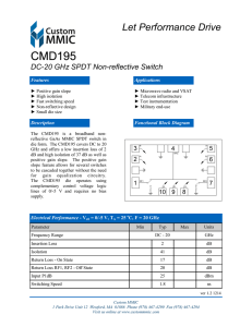 CMD195 - Custom MMIC