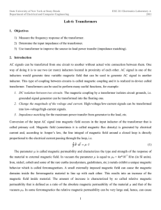 Lab 6: Transformers - Electrical and Computer Engineering