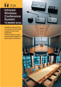 Infrared Wireless Conference System