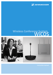 WiCOS - Wireless Conference System