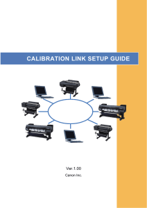 CALIBRATION LINK SETUP GUIDE