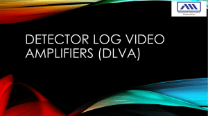 Detector Log Video Amplifiers (DLVA)