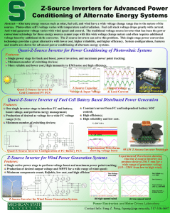 Quasi-Z-Source Inverter for Power Conditioning of Photovoltaic