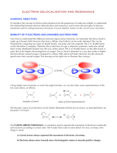 electron delocalization and resonance