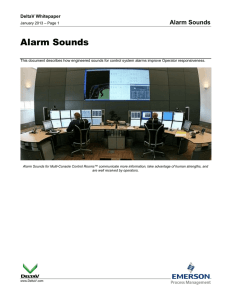 Alarm Sounds - Emerson Process Management