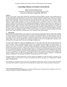 Controlling Moisture in Printed Circuit Boards