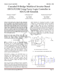 Cascaded H-Bridge Multilevel Inverter Based DSTATCOM Using