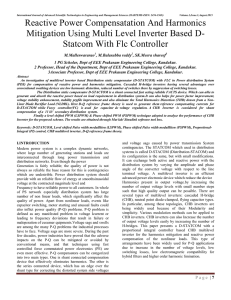 Reactive Power Compensatation And Harmonics - ISSN:2454-356X