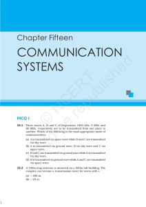 Unit 15(Communication Systems)