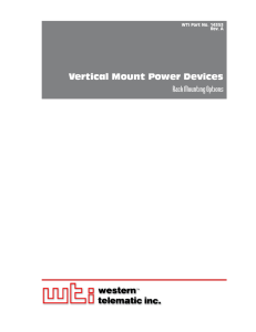 Vertical Mount Power Devices - Rack Mounting Options