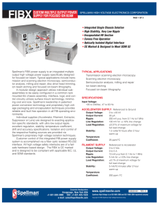 FIBX Focused Ion Beam Power Supply