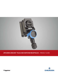 UPR Series Plugs and Receptacles Product Guide