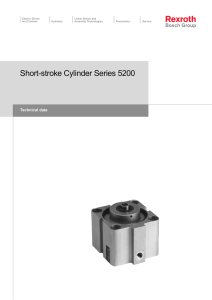 Short-stroke Cylinder Series 5200